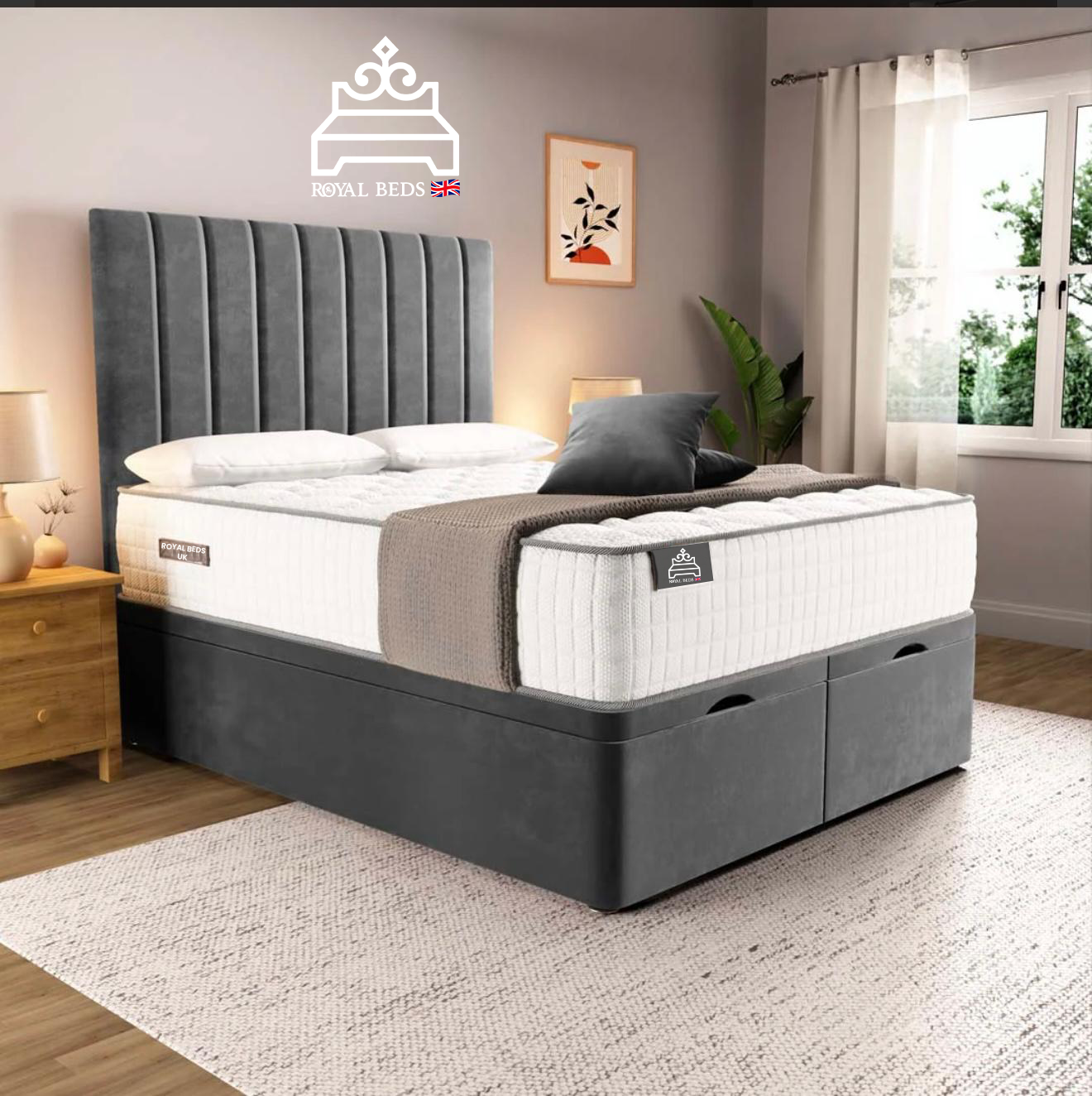 White Prague Mattress – Comfortable & Durable Mattress for UK Homes